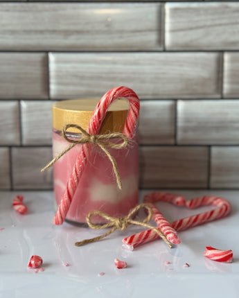 Natural, Peppermint sugar scrub.