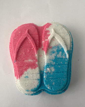 Stain free Freedom Flip Flop Bath Bomb