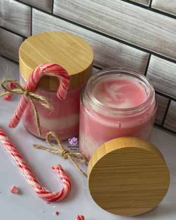 Natural, Peppermint sugar scrub.