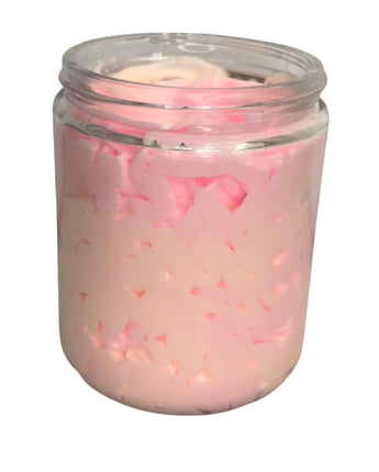 Hibiscus bath whipped soap